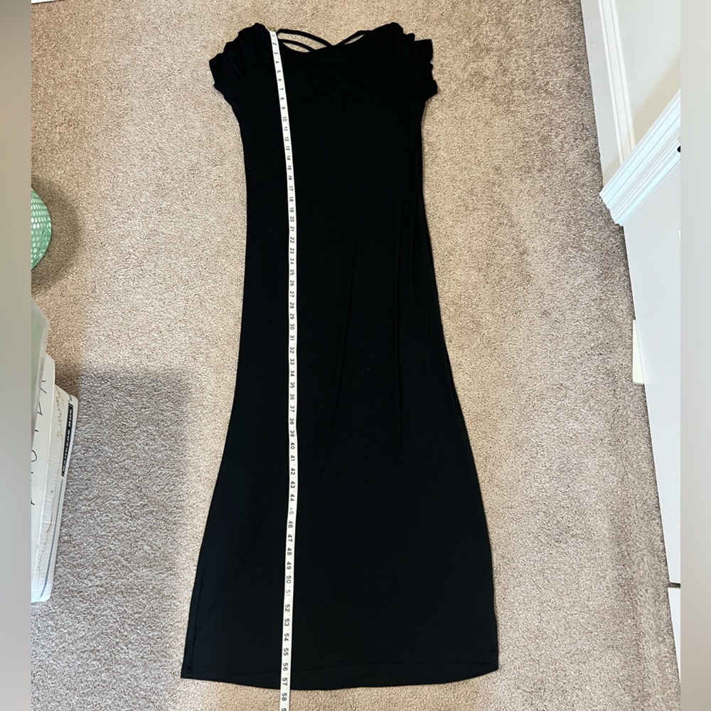 Benjamin Jay Strappy Knot Back Casual Gown - Picture 12 of 14